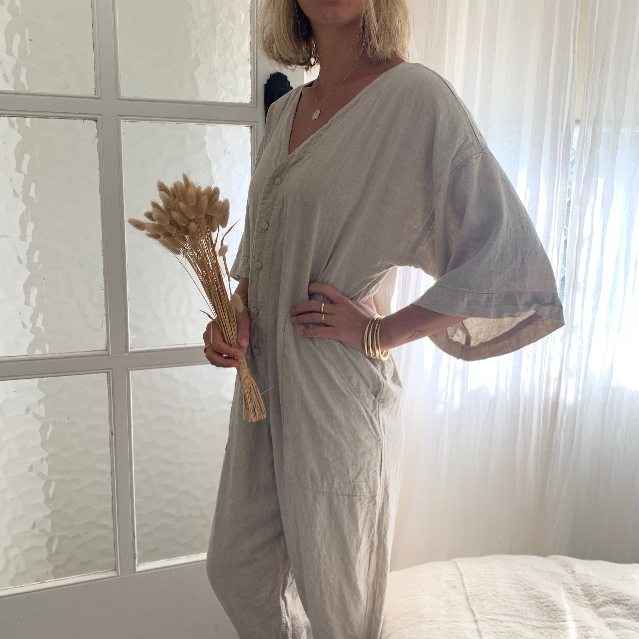 OMAH - Linen Jumpsuit