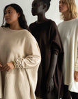 NIAMH - CHOCOLATE Oversized Knit Sweater