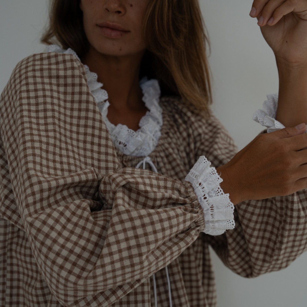 CINNAMON GINGHAM