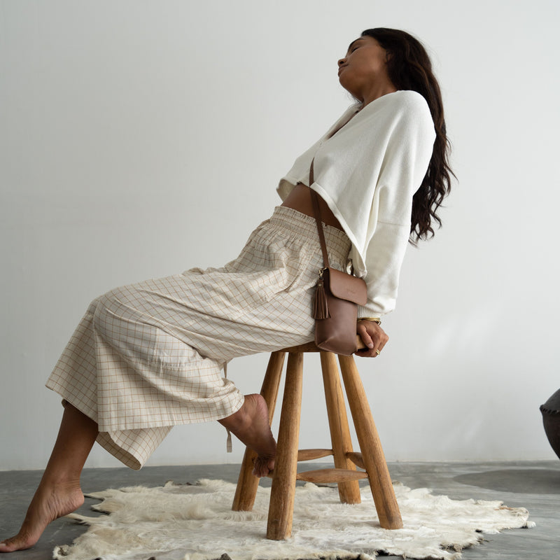 ATILLA - Ochre Check Cascade Pant
