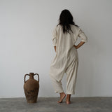 IRIS - Organic Stripe Jumpsuit