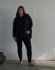 NIAMH - BLACK Oversized Knit Sweater