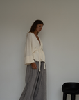 MARK - CREAM Knit Wrap Cardigan