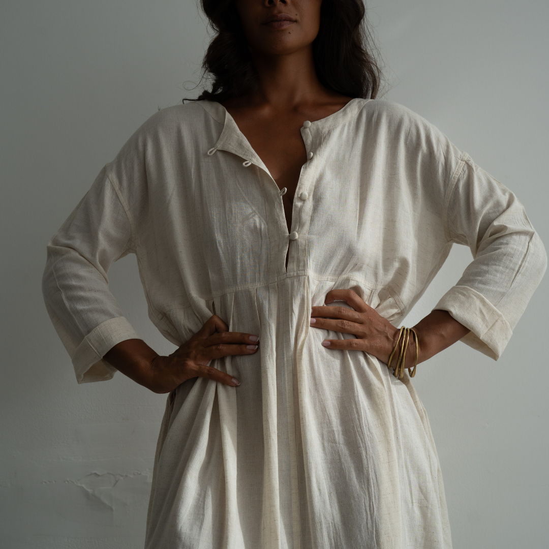 LUNE - BUTTERMILK Bloomer Jumpsuit