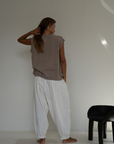 EDITH - FAWN Knit Vest