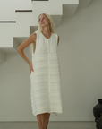 ADELE MIDI - CREAM Knit Dress
