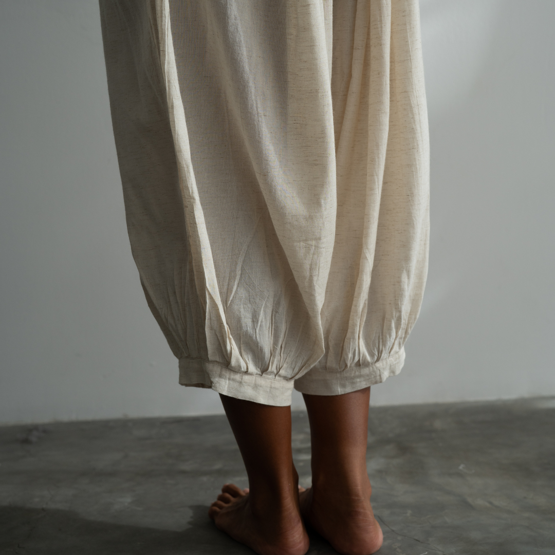 LUNE - BUTTERMILK Bloomer Jumpsuit