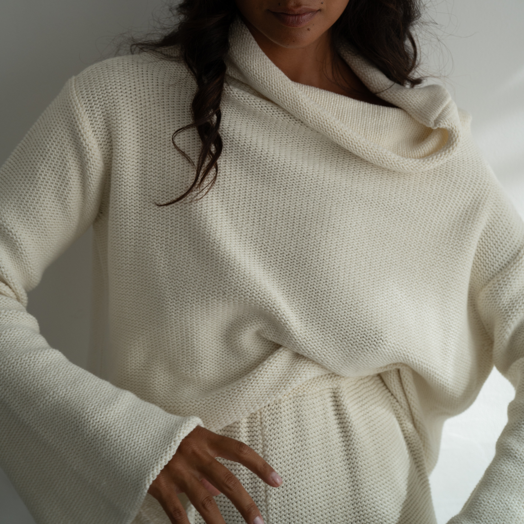 AVAR - CREAM Chunky Knit Sweater