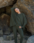 NIAMH - OLIVE Oversized Knit Sweater