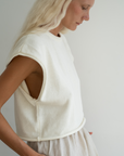 NORA- Cream Knit Vest