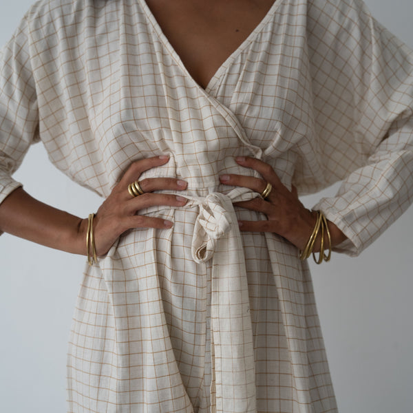 AD - OCHRE Check Jumpsuit