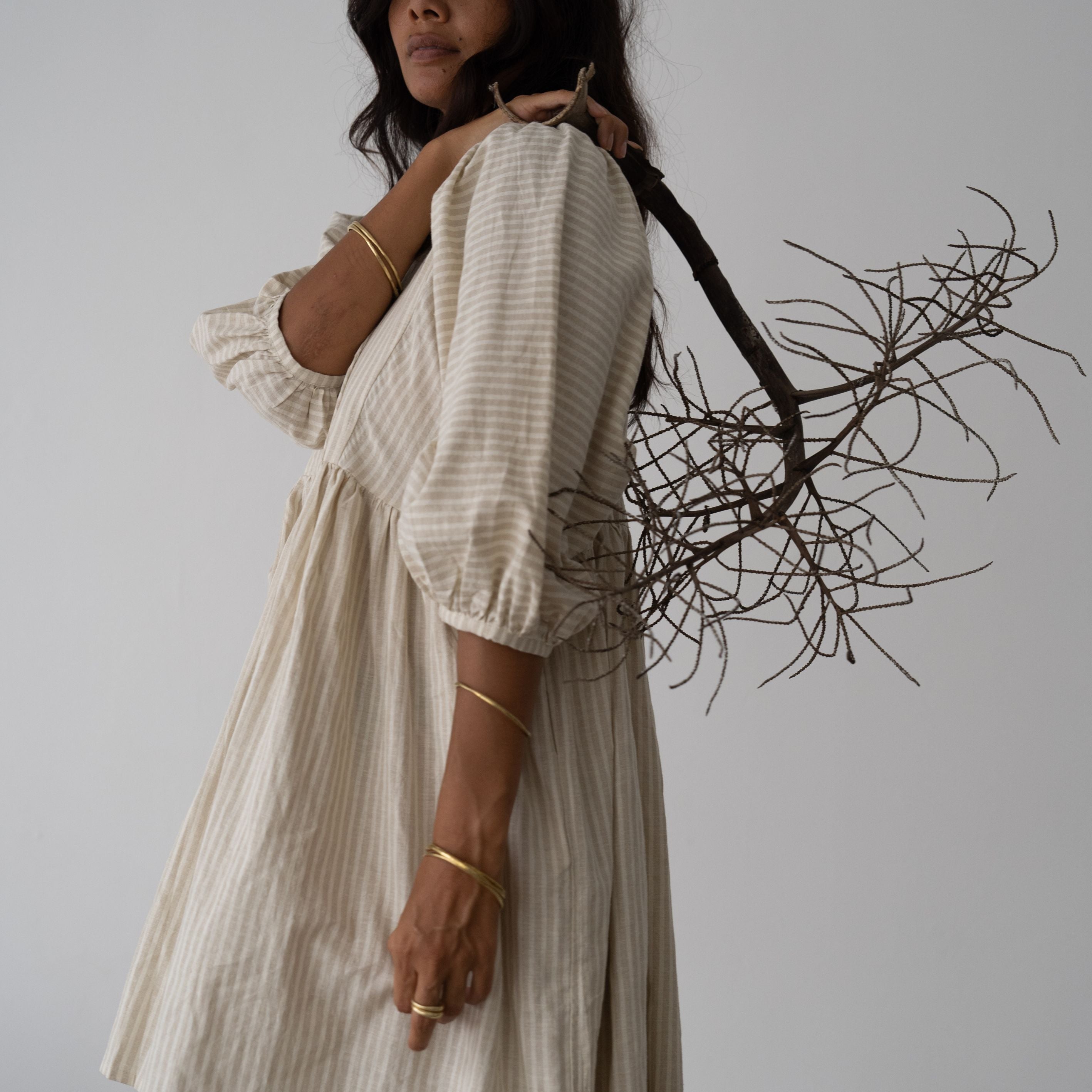 ALVA - Organic Stripe Dress