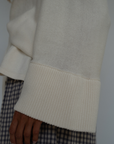 MARK - CREAM Knit Wrap Cardigan