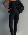 EAMON - BLACK Knit Pant