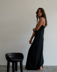 YVONNE - BLACK Knit Maxi