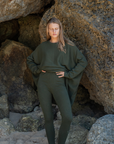 NIAMH - OLIVE Oversized Knit Sweater