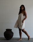 PIA MINI - NATURAL Linen Dress