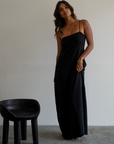 YVONNE - BLACK Knit Maxi