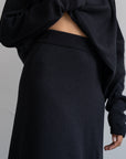 TILDA - BLACK Knit Skirt