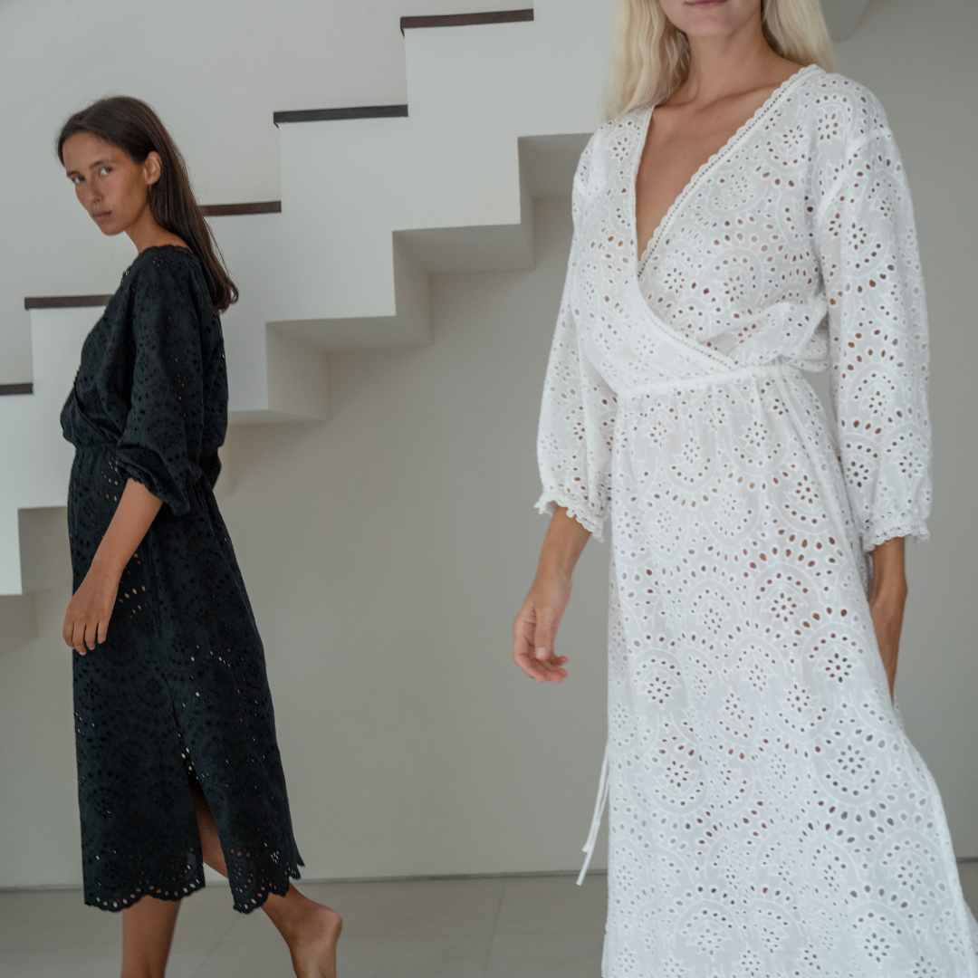 FLORENCE - WHITE Broderie Dress