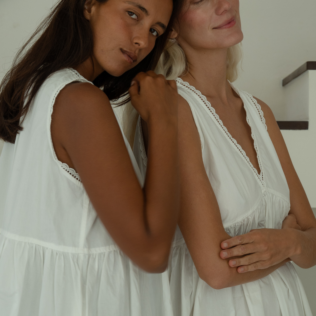 Avy and Co | ELODIE Lace Trimmed Poplin Mini avyandco Avy and Co | ELODIE Lace Trimmed Poplin Mini avyandco