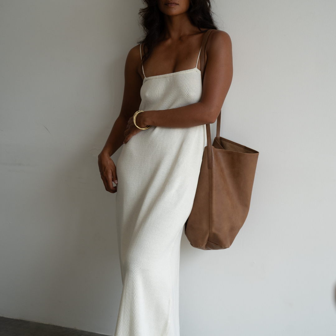 YVONNE - CREAM Knit Maxi