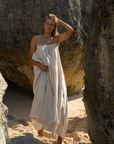 PIA - NATURAL Linen Dress