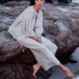 JULIAN - Black Check Blouse