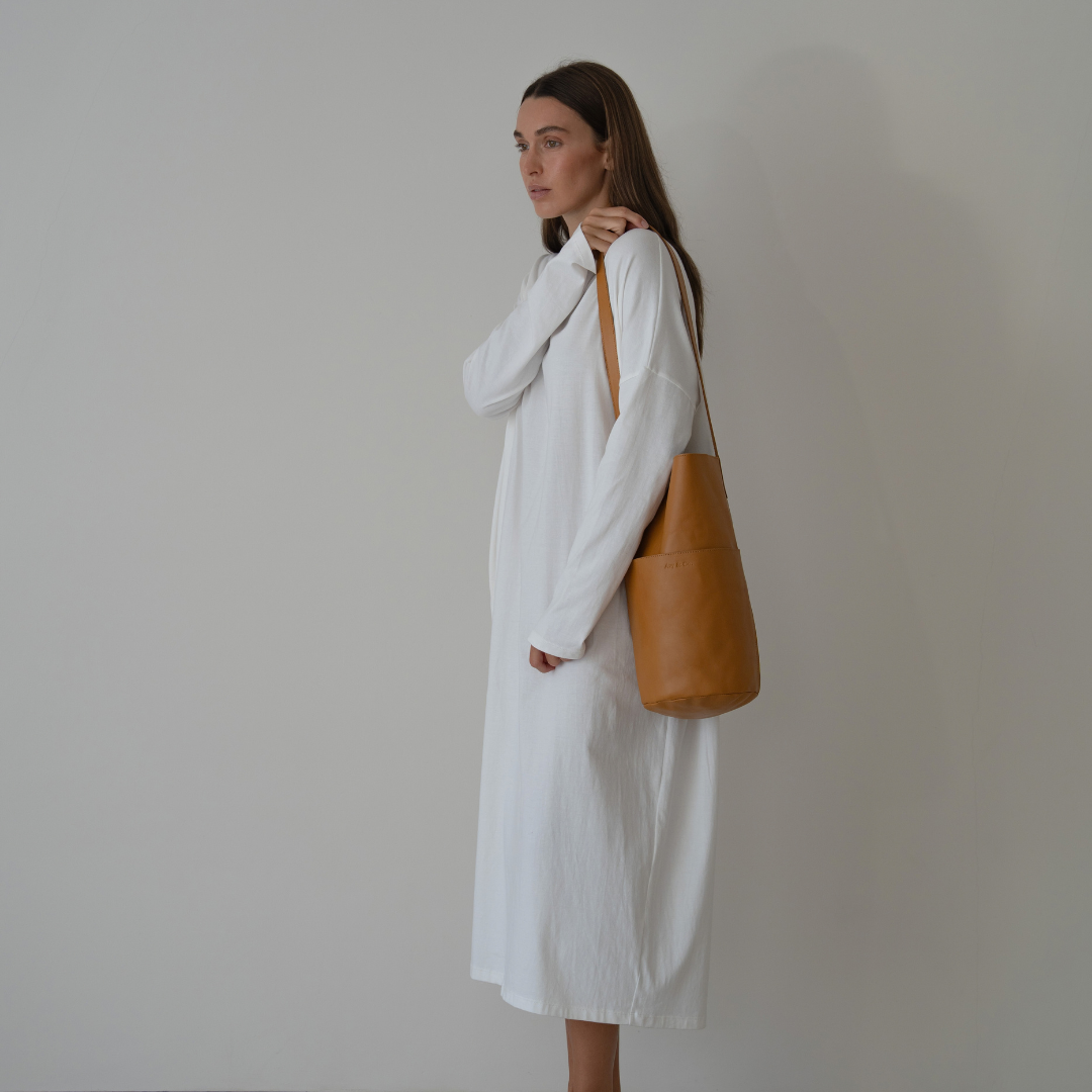 THE CYLINDER BAG - MUSTARD