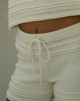 LEON - CREAM Knit Short