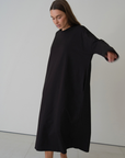JANE - BLACK Jersey Dress