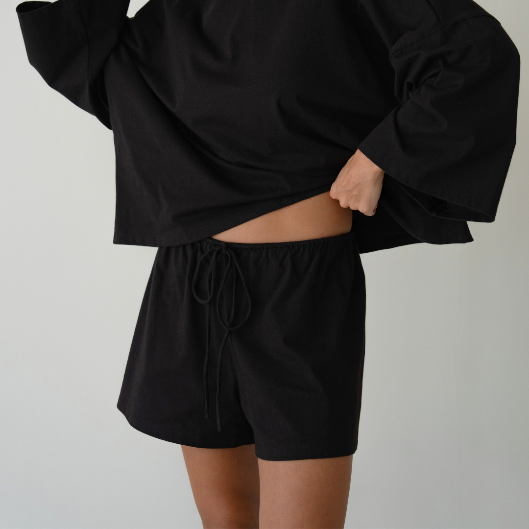 FRED - BLACK Jersey Short