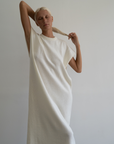 IONE - CREAM Knit Sack Dress