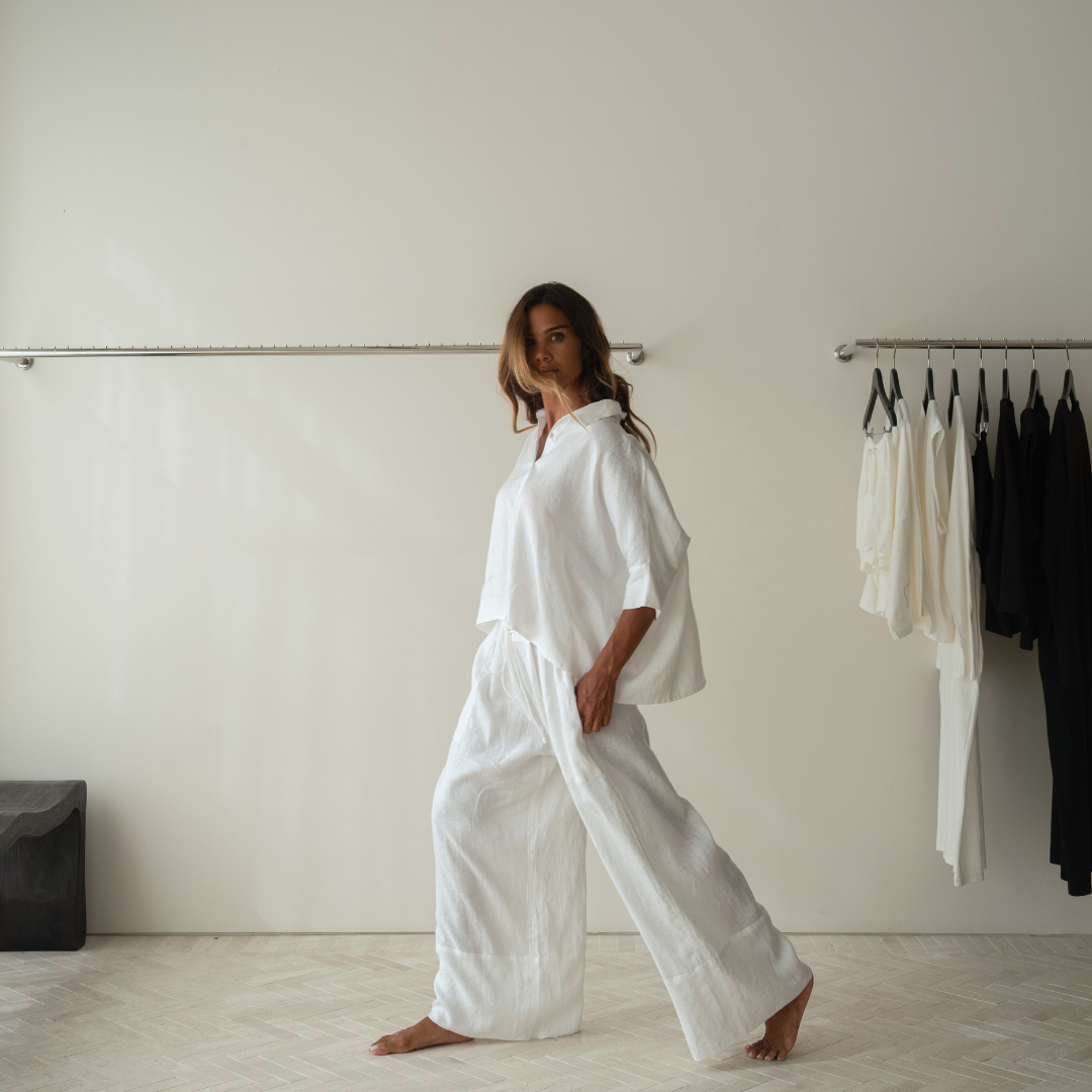 ELIZA - White Linen Shirt