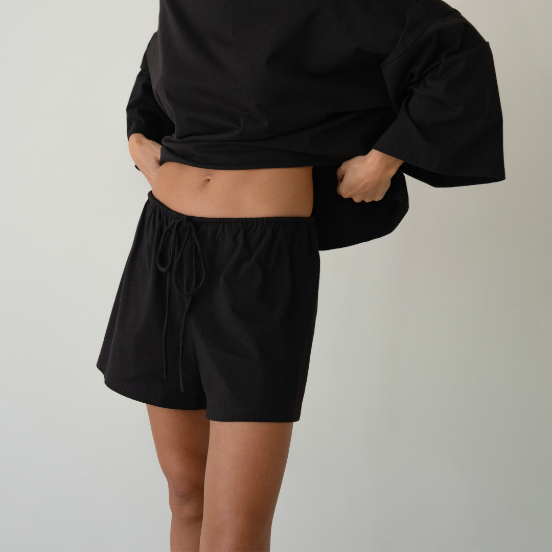 FRED - BLACK Jersey Short