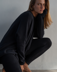 NIAMH - BLACK Oversized Knit Sweater