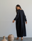 VADA - BLACK Volume Knit Dress