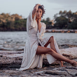 PETA - BLACK CHECK LONG Cape