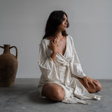 PETA - BLACK CHECK LONG Cape