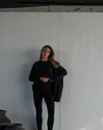 NIAMH - BLACK Oversized Knit Sweater