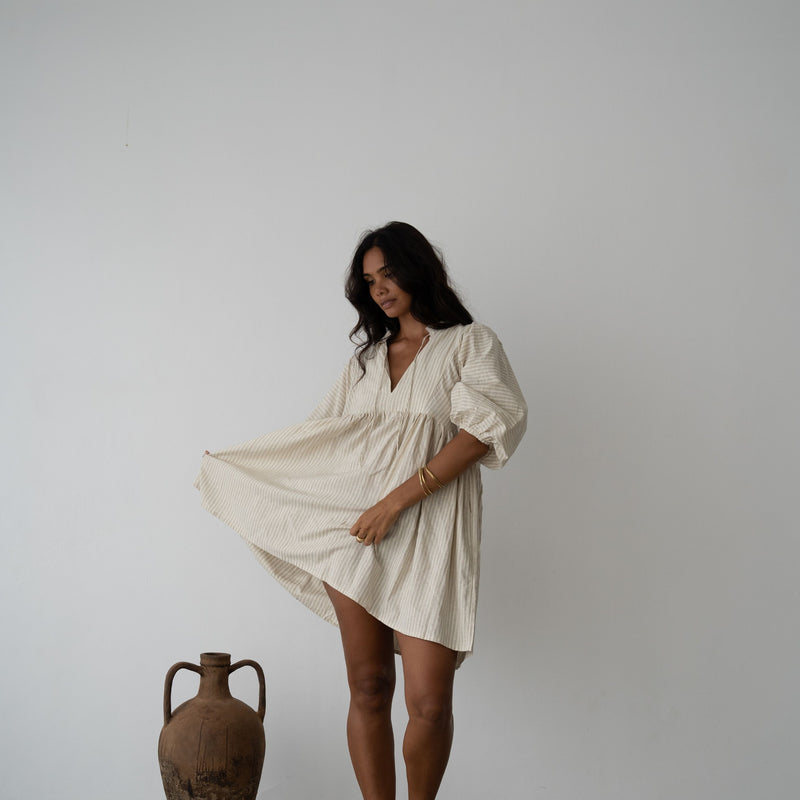 ALVA - Organic Stripe Dress