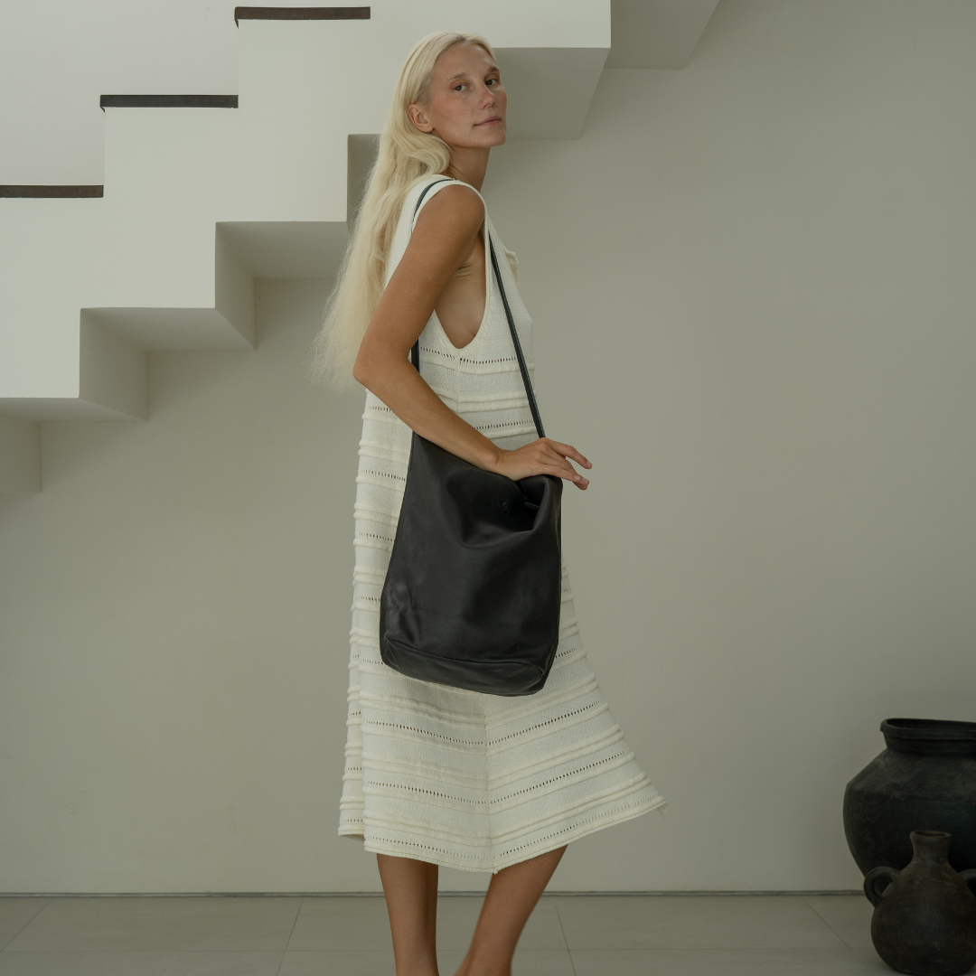 ADELE MIDI - CREAM Knit Dress