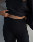 EAMON - BLACK Knit Pant