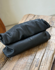 ROLL CLUTCH - BLACK Genuine Leather