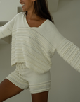 LEON - CREAM Knit Short