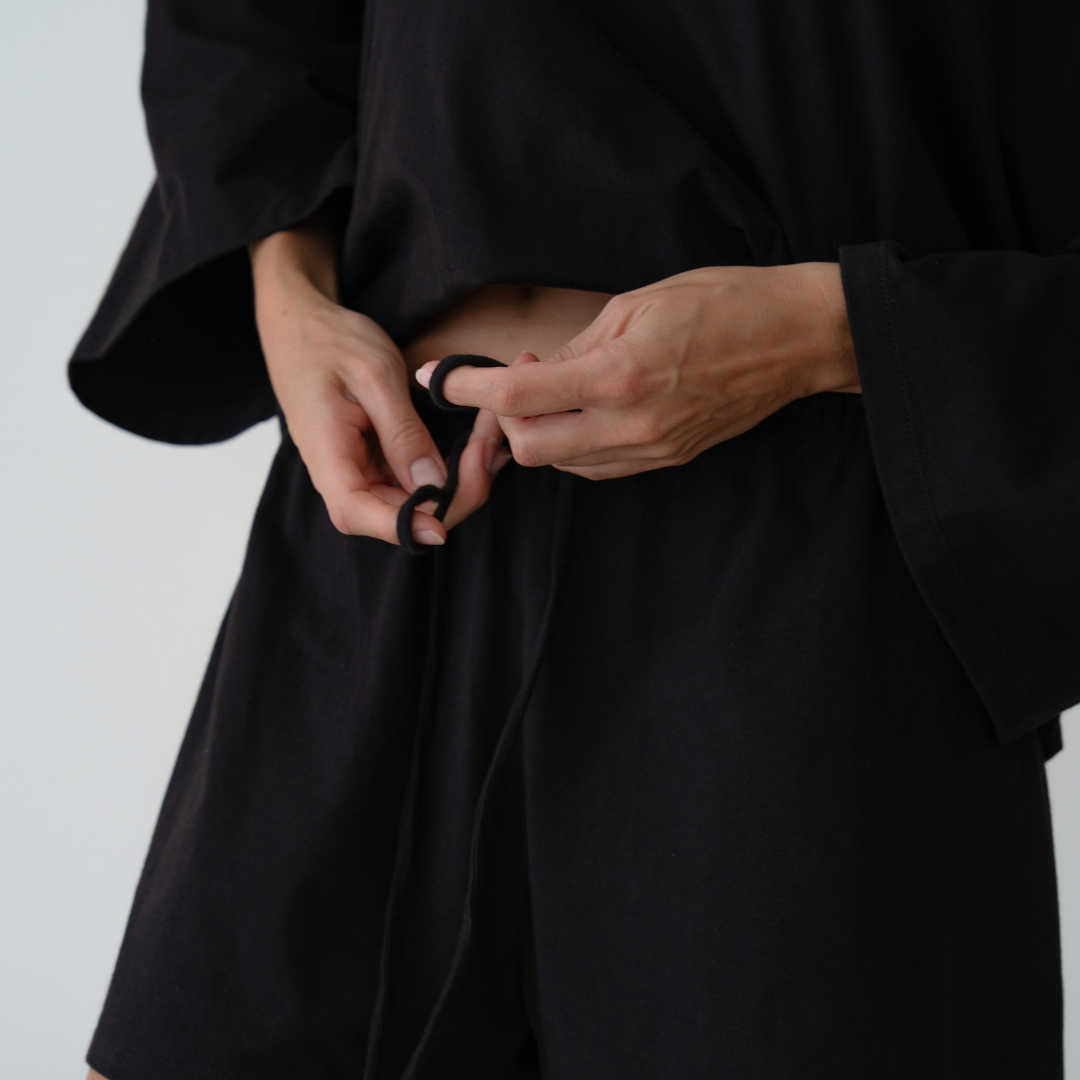 FRED - BLACK Jersey Short