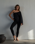 ZAZI - BLACK Asem Knit Top