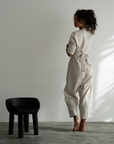 IRIS - NATURAL Linen Jumpsuit