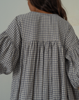 OTTALIE - Linen Gingham Dress