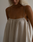 PIA - NATURAL Linen Dress